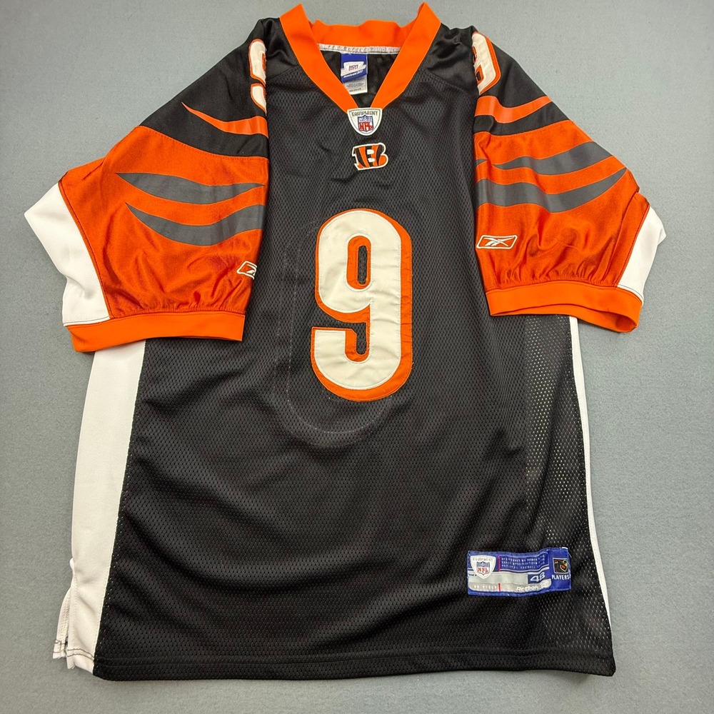 Reebok Carson Palmer Cincinnati Bengals Jersey Mens 48 Black NFL Football‎ 9